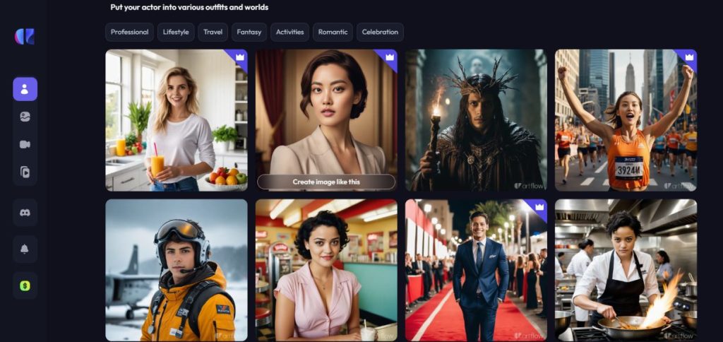 artflow for AI character, AI image, AI video and AI story generator