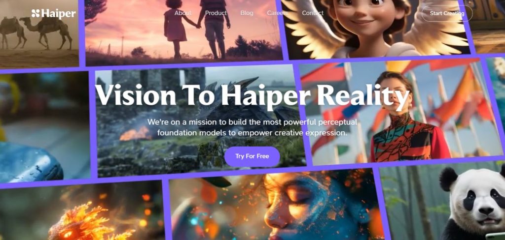 Haiper ai video generation