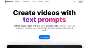 Invideo for AI video generation