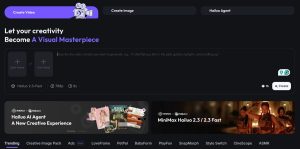 Hailuai minimax text to video, text to image, ai agent, ai audio creator