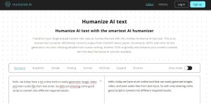 Humanization AI text generator