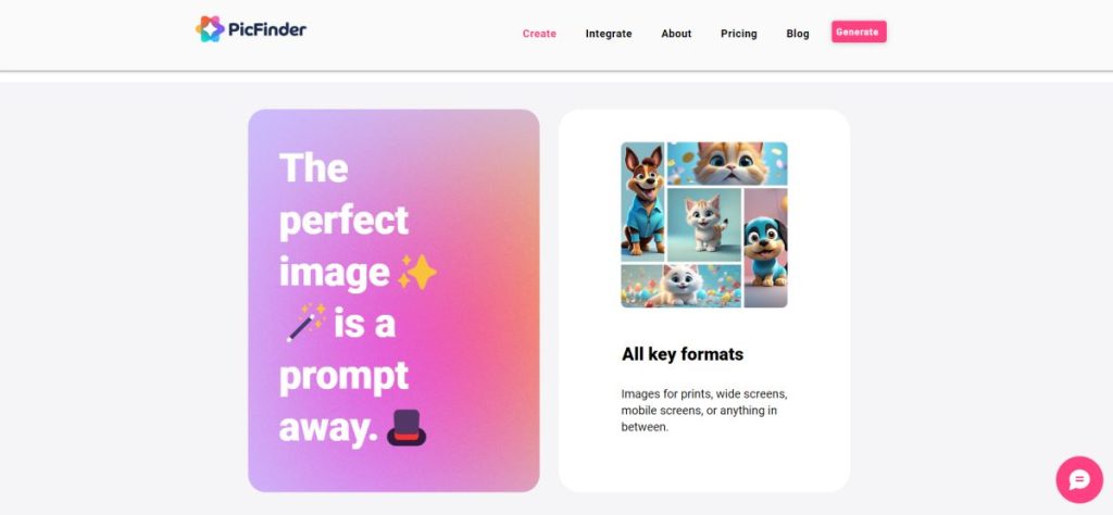 Picfinder ai image generator