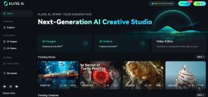 Kling ai image generator and video editor
