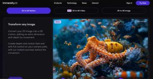 Immersity ai motion graphic