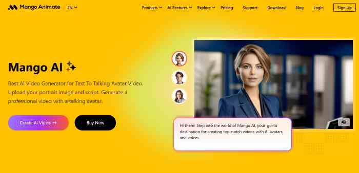 Mangoanimate ai video generator
