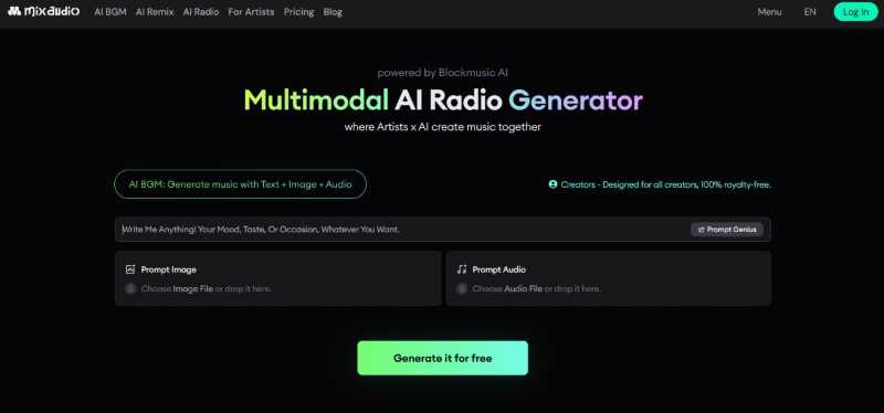 Mix audio creation