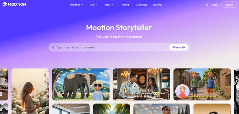 Mootion ai video generator