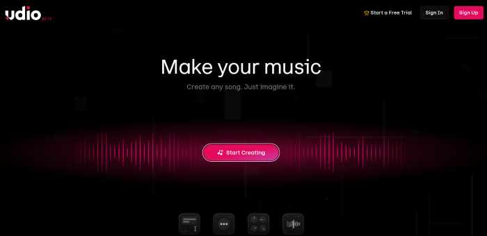 UDIO ai music generator