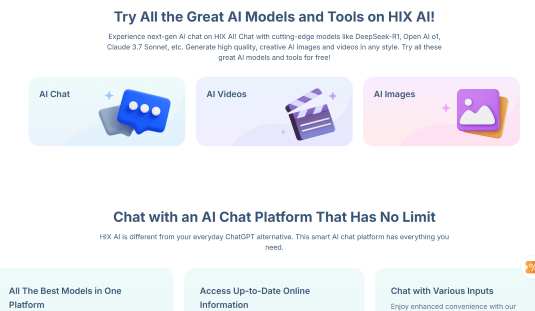 hix ai image video creator