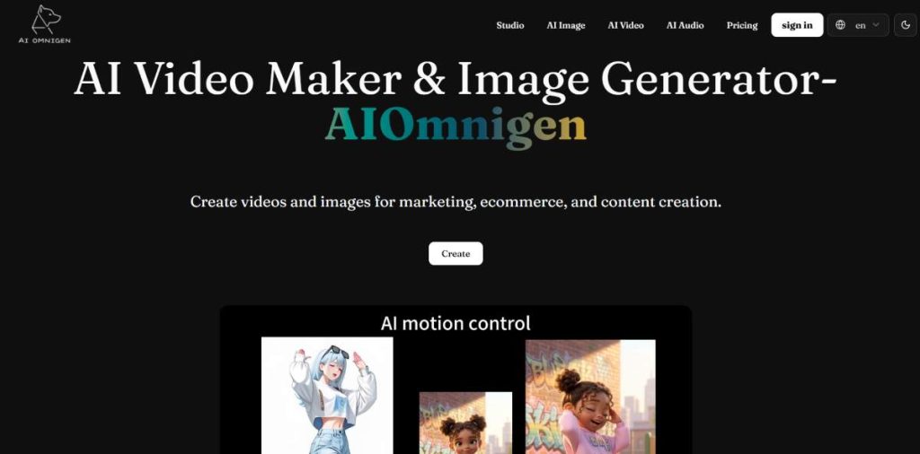 AI omnigen for image video audio
