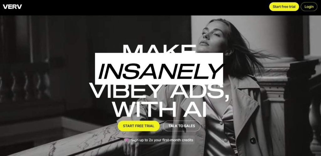 VERRB ai image and video generation
